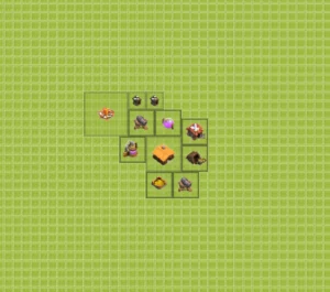 Clash of Clans 1. Seviye Köy Düzeni 2025 Güncel Kopyalama Bağlantılı