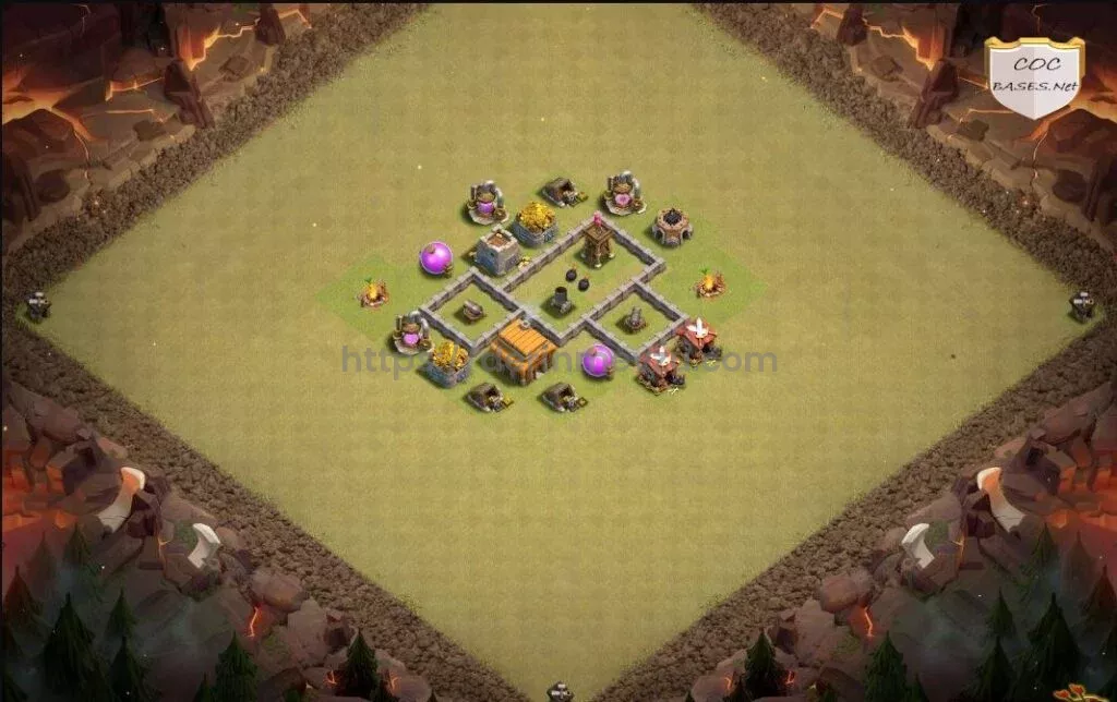 Clash of Clans 3. seviye köy binası