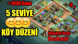 Clash of Clans 5. Seviye Köy Düzeni 2025 İçin En Yeni Stratejiler