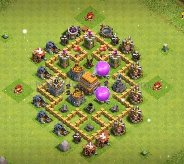 Clash of Clans 5. Seviye Köy Düzeni 2025 İçin En Yeni Stratejiler 36 Clash of Clans 5. seviye En İyi Köy Düzeni-3