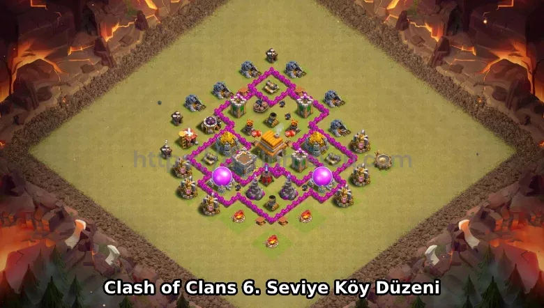 Clash of Clans 6. Seviye Köy Düzeni 2025 En İyi Saldırıya Dayanıklı Düzen 13 Clash of Clans 6. Seviye Köy Düzeni 2025 En İyi Saldırıya Dayanıklı Düzen