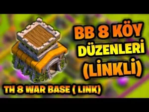Clash of Clans 8. Seviye Köy Düzeni 2025 Savaş ve Savunma Düzeni