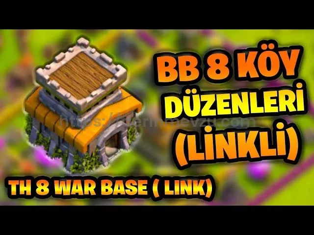 Clash of Clans 8. Seviye Köy Düzeni 2025 Savaş ve Savunma Düzeni