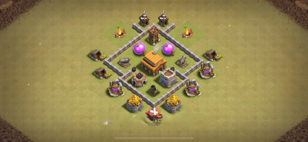 Clash of Clans 3. Seviye Köy Düzeni 2025 Savunma ve Kaynak Koruma 19 Clash of Clans Anti 3 yıldız Base Link