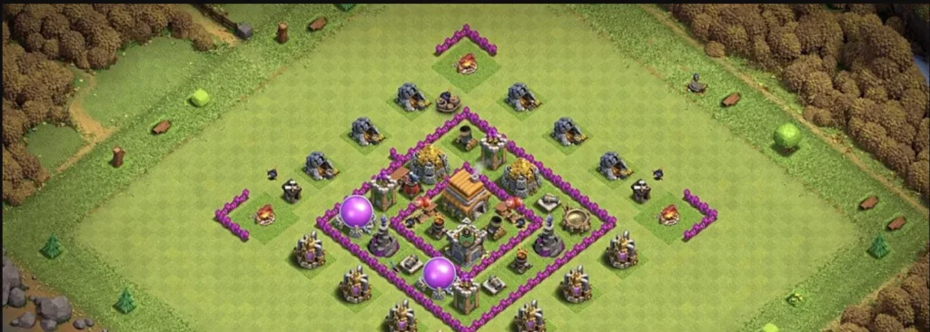 Clash of Clans 6. Seviye Köy Düzeni 2025 En İyi Saldırıya Dayanıklı Düzen 20 clash of clans 6 seviye ganimet koruma düzeni