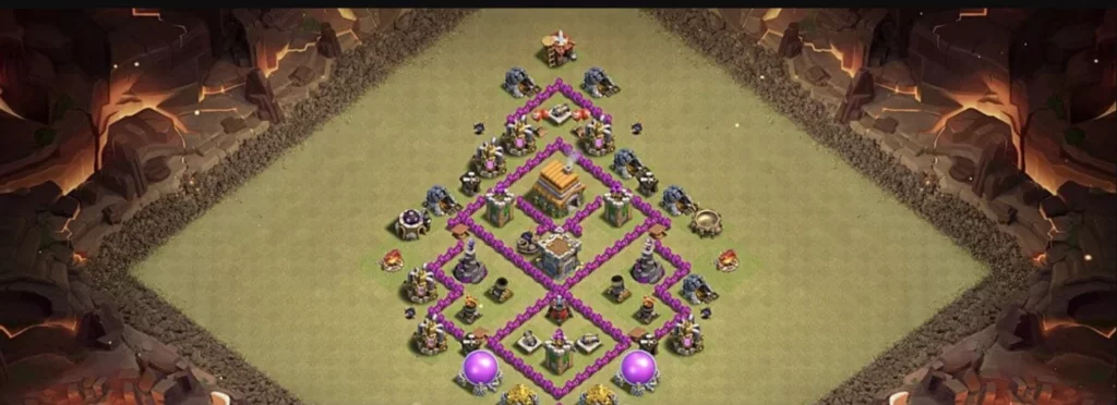Clash of Clans 6. Seviye Köy Düzeni 2025 En İyi Saldırıya Dayanıklı Düzen 14 clash of clans 6 seviye köy düzeni