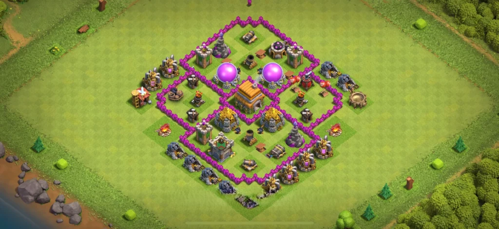 Clash of Clans 6. Seviye Köy Düzeni 2025 En İyi Saldırıya Dayanıklı Düzen 16 clash of clans 6 seviye köy düzeni 2025 güncel