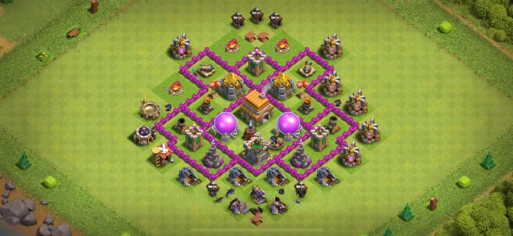 Clash of Clans 6. Seviye Köy Düzeni 2025 En İyi Saldırıya Dayanıklı Düzen 24 clash of clans 6 seviye köy düzeni-3