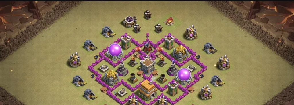 Clash of Clans 6. Seviye Köy Düzeni 2025 En İyi Saldırıya Dayanıklı Düzen 25 clash of clans 6 seviye köy düzeni-4