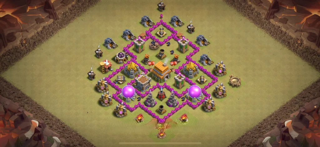 Clash of Clans 6. Seviye Köy Düzeni 2025 En İyi Saldırıya Dayanıklı Düzen 21 clash of clans 6. seviye köy düzeni linki