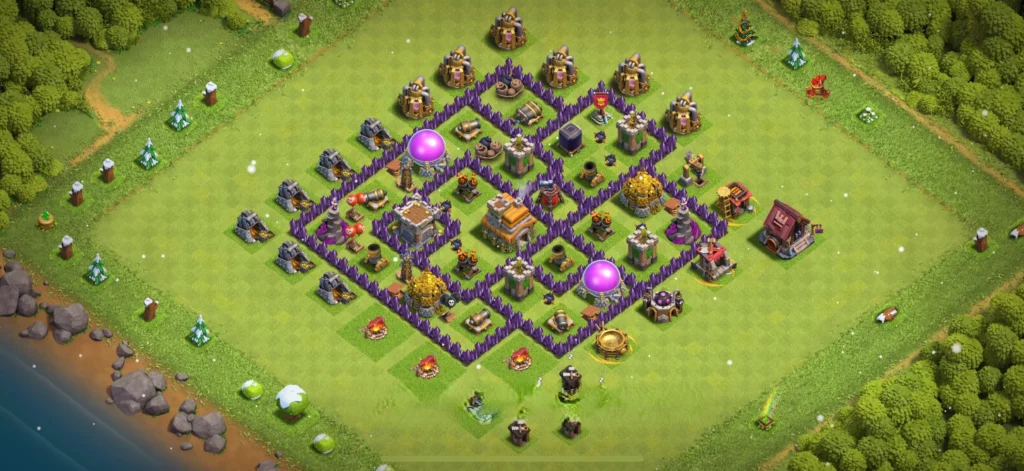 Clash of Clans 7. Seviye Köy Düzeni 2025 Kupa Kasmak İçin Diziliş 18 clash of clans 7. seviye köy düzeni 2025
