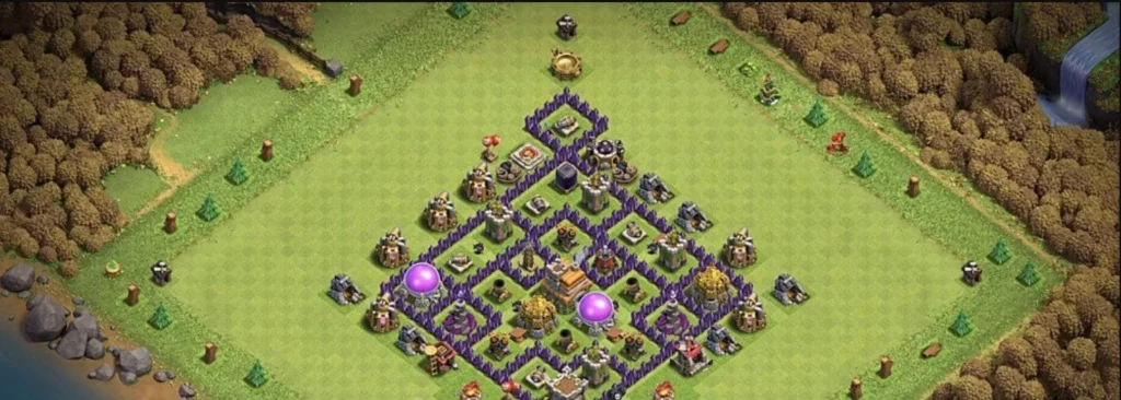 clash of clans 7. seviye köy düzeni 2025 güncel