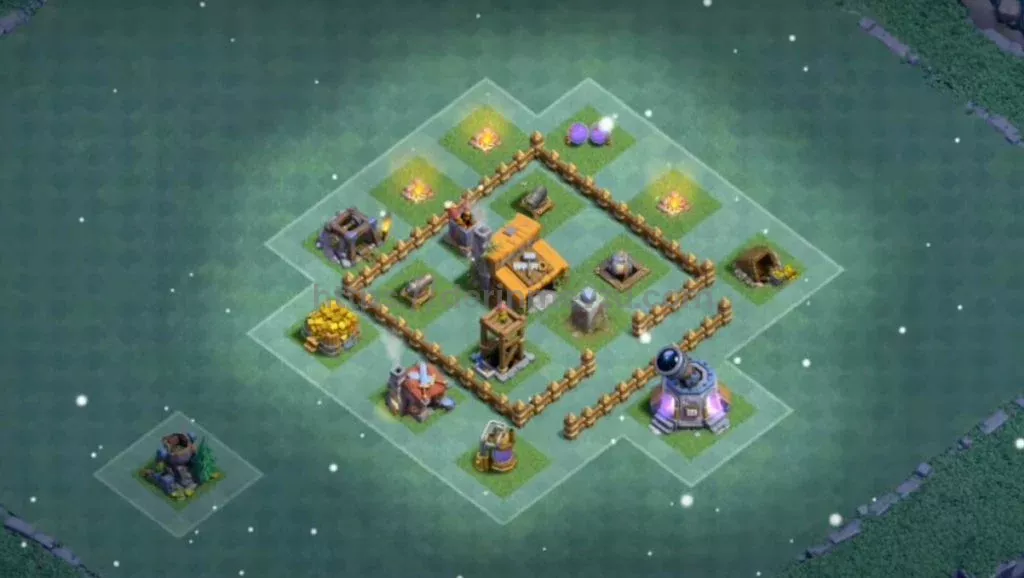 clash of clans belediye 3 inşaatçı üssü köy düzeni