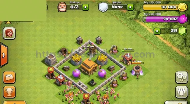 clash of clans belediye 3 savunma düzeni