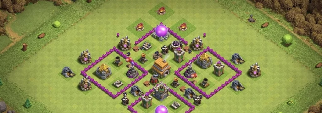 Clash of Clans 6. Seviye Köy Düzeni 2025 En İyi Saldırıya Dayanıklı Düzen 17 clash of clans belediye 6 köy düzeni