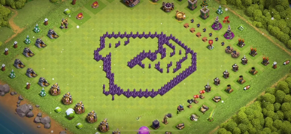 Clash of Clans 7. Seviye Köy Düzeni 2025 Kupa Kasmak İçin Diziliş 21 clash of clans köy düzenleri Eğlenceli düzen