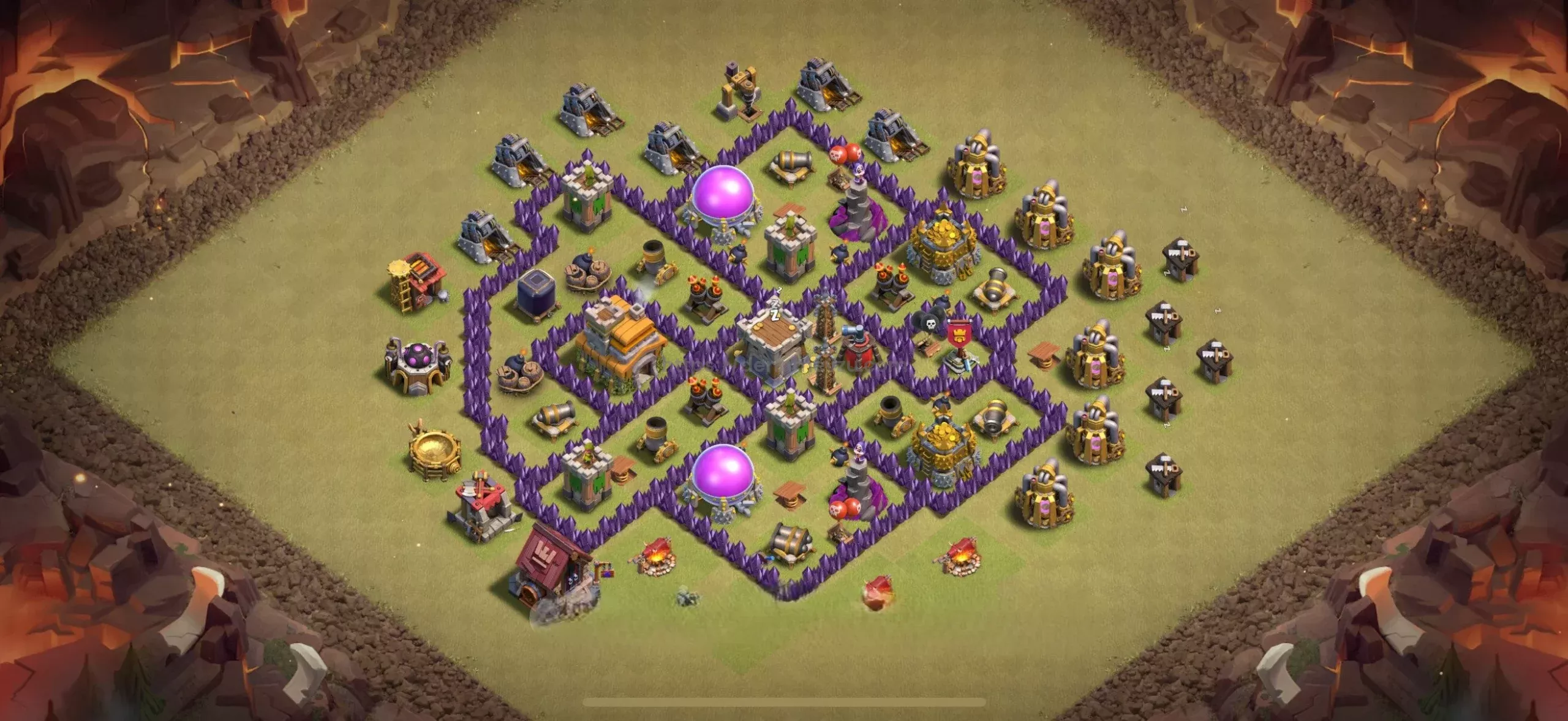 Clash of Clans 7. Seviye Köy Düzeni 2025 Kupa Kasmak İçin Diziliş 14 clash of Clans 7. seviye köy düzeni