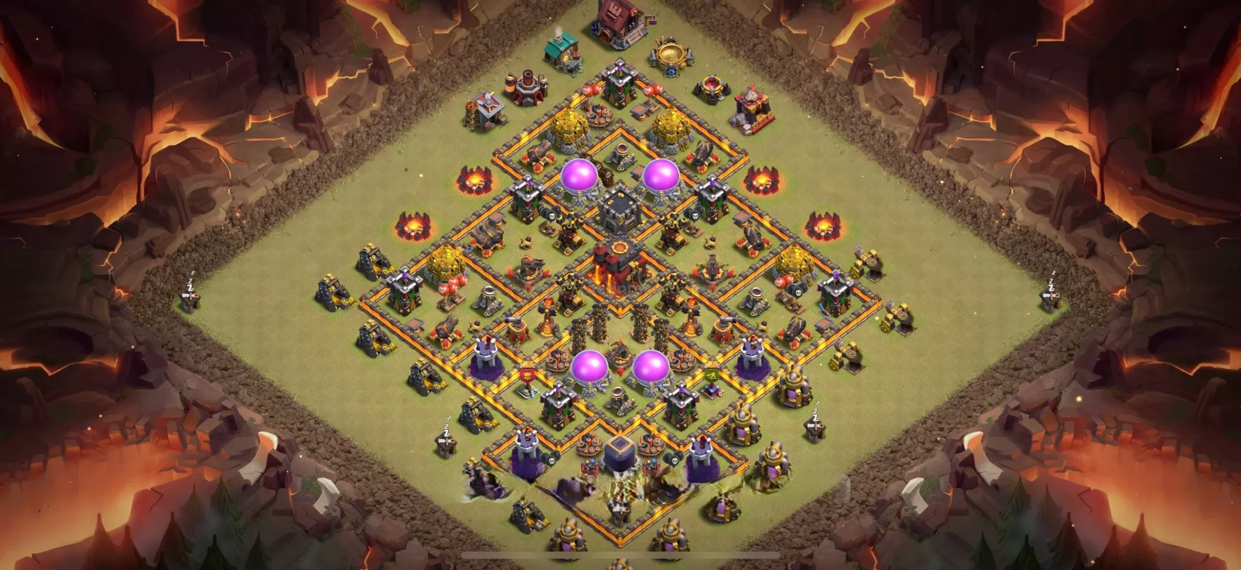 Clash of Clans 10. Seviye Klan Savaşı Köy Düzeni