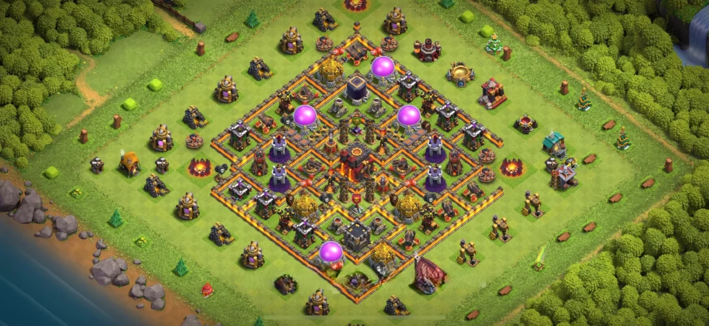 Clash of Clans 10. Seviye Köy Düzeni 2