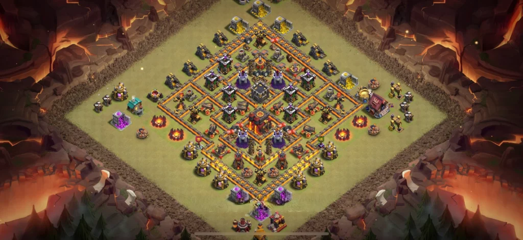 Clash of Clans 10. Seviye Köy Düzeni 3