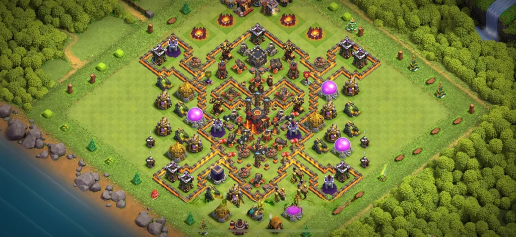 Clash of Clans 10. Seviye Köy Düzeni 4