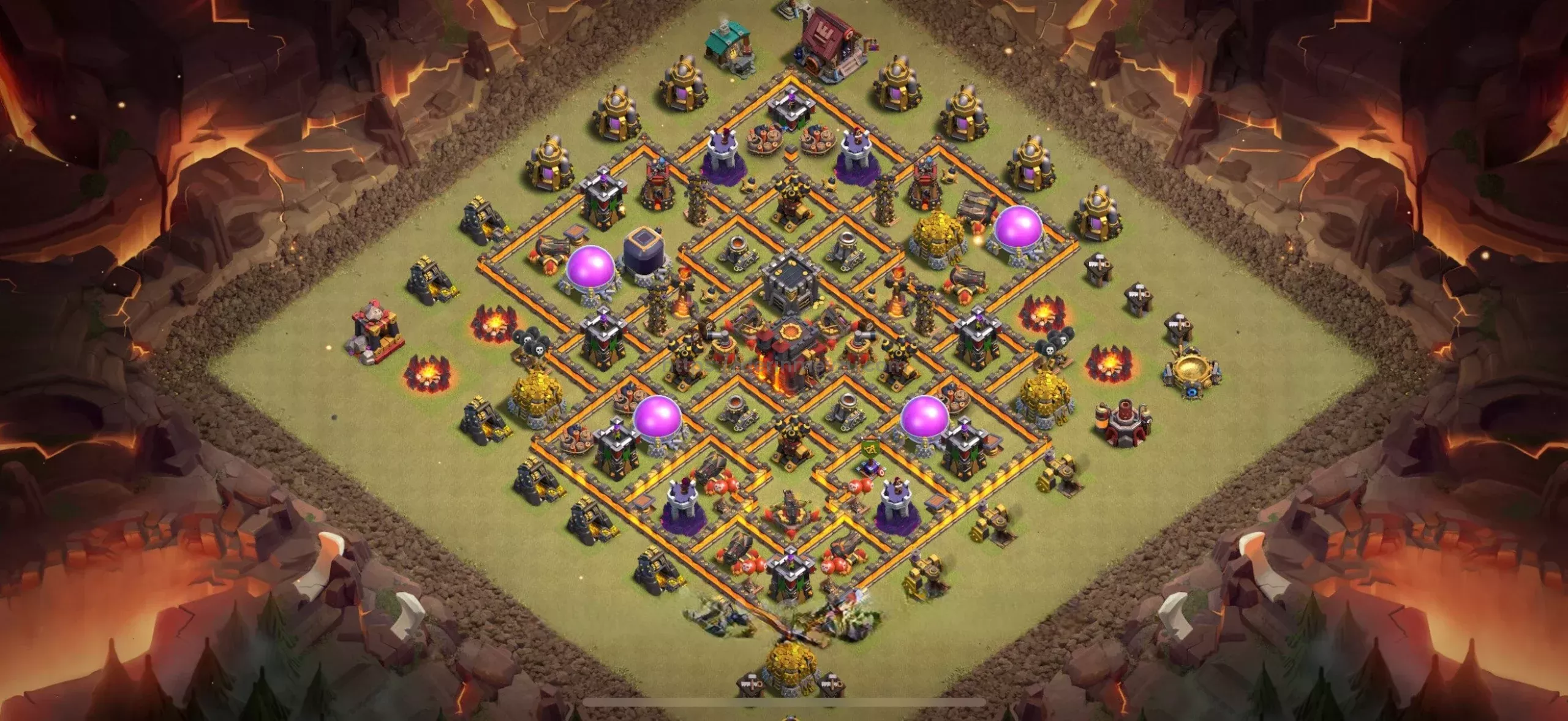 Clash of Clans 10. seviye Köy Düzeni Klan Savaşı Yıldız Kaybetmeme