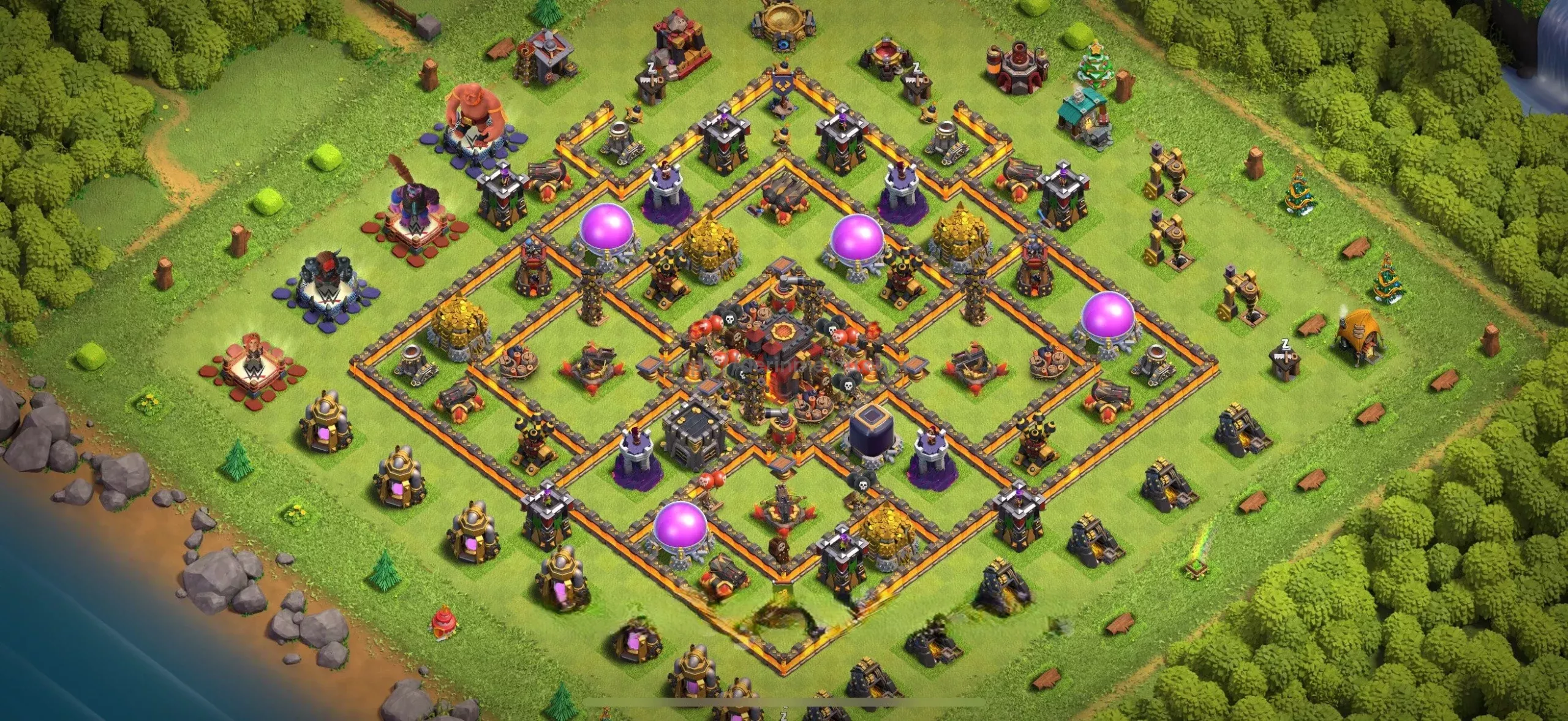 Clash of Clans 10. seviye Köy Düzeni