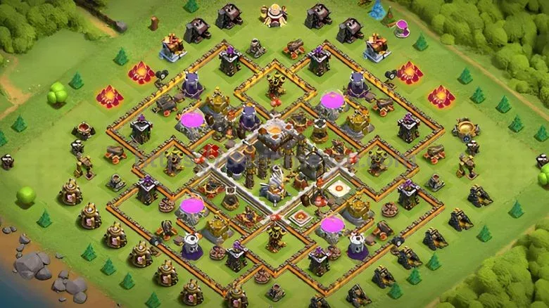 Clash of Clans 11. Seviye Farm Köy Düzeni