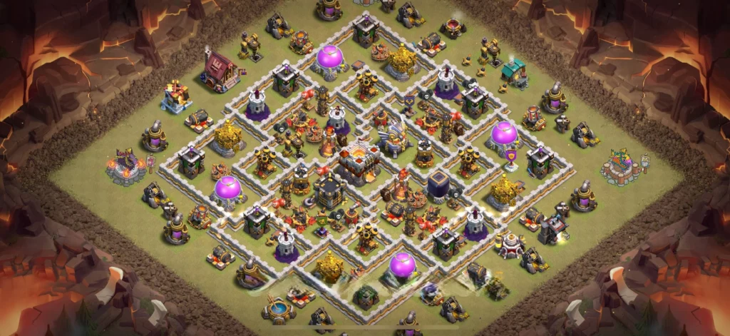 Clash of Clans 11. Seviye Köy Düzeni 1