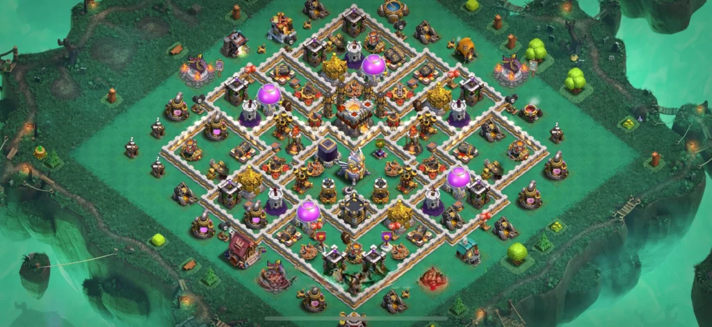 Clash of Clans 11. Seviye Köy Düzeni 2