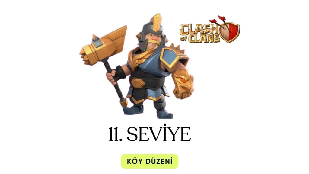 Clash of Clans 11. Seviye Köy Düzeni 2025 Savaşlarda Kullanabileceğiniz Düzen