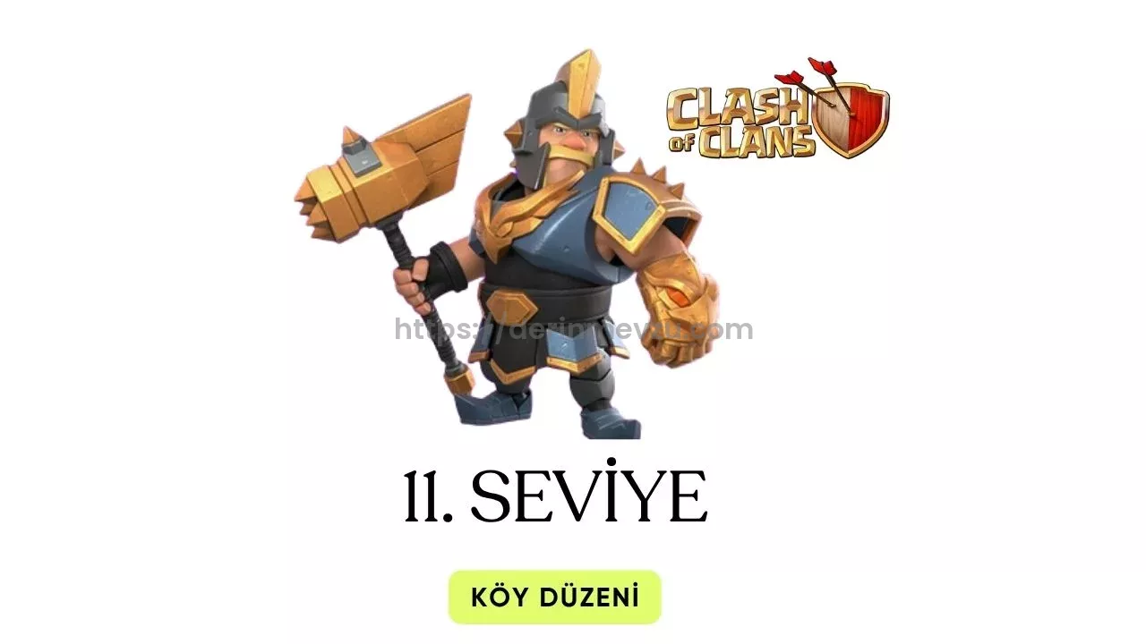 Clash of Clans 11. Seviye Köy Düzeni 2025 Savaşlarda Kullanabileceğiniz Düzen