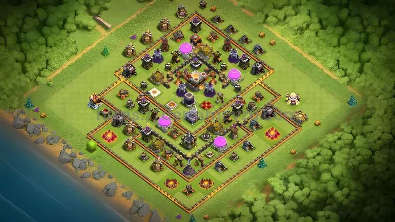 Clash of Clans 11. Seviye Köy Düzeni Kaynak Koruma