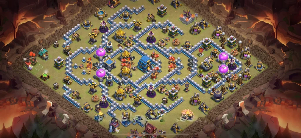 Clash of Clans 12. Seviye Köy Düzeni 2025 Savunma ve Kupa İçin Base 14 Clash of Clans 12. Seviye En İyi Savunma Düzeni