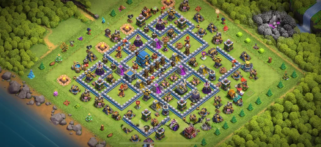 Clash of Clans 12. Seviye Köy Düzeni 2025 Savunma ve Kupa İçin Base 20 Clash of Clans 12. Seviye Köy Düzeni 2