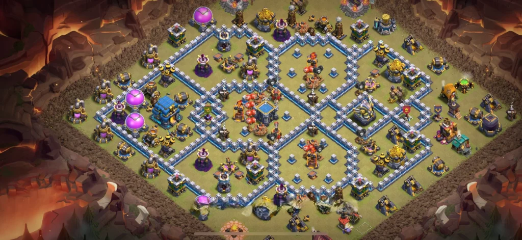 Clash of Clans 12. Seviye Köy Düzeni 2025 Savunma ve Kupa İçin Base 16 Clash of Clans 12. Seviye Koy Duzeni 2025
