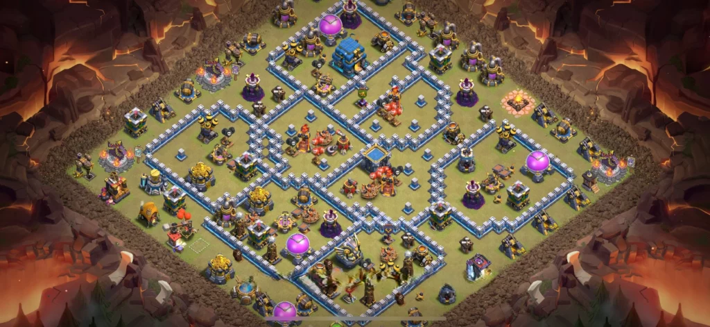 Clash of Clans 12. Seviye Köy Düzeni 2025 Savunma ve Kupa İçin Base 19 Clash of Clans 12. Seviye Savunma Duzeni 2