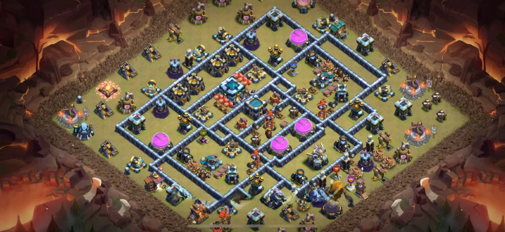 Clash of Clans 13. Seviye Köy Düzeni 2025 Şampiyonlar İçin Köy Tasarımı 23 Clash of Clans 13. Seviye Köy Düzenleri Güncel