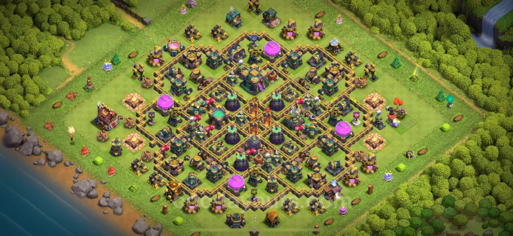 Clash of Clans 14. Seviye Köy Düzeni