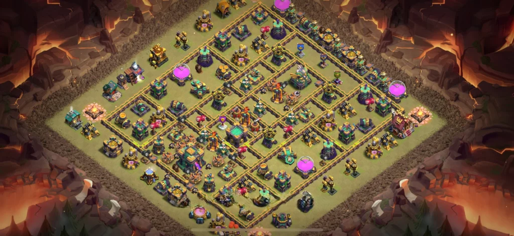 Clash of Clans 14. Seviye Köy Düzeni 2025