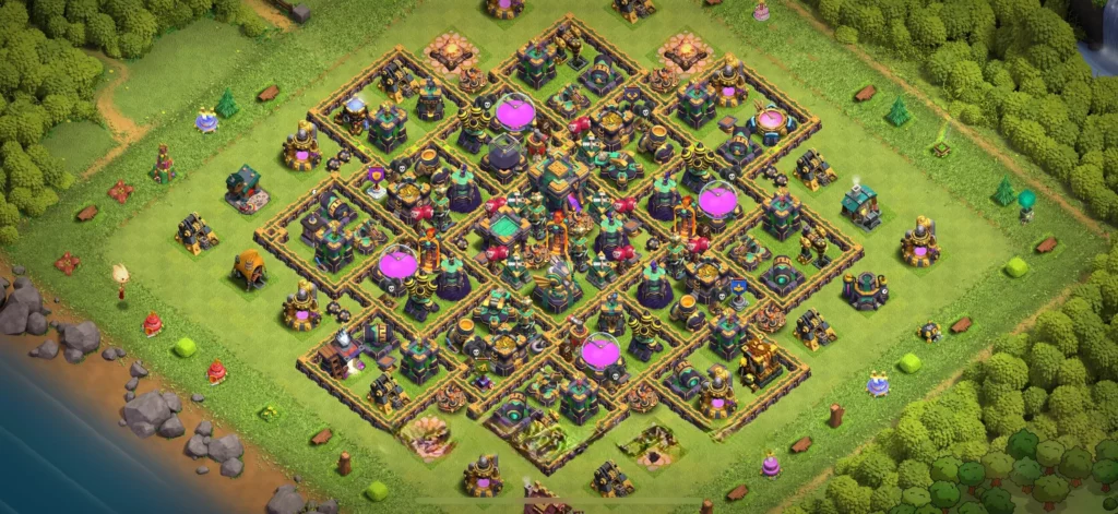 Clash of Clans 14. Seviye Köy Düzeni En İyi Savunma