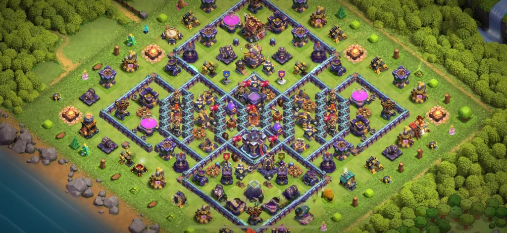 Clash of Clans 15. Seviye Koy Duzeni