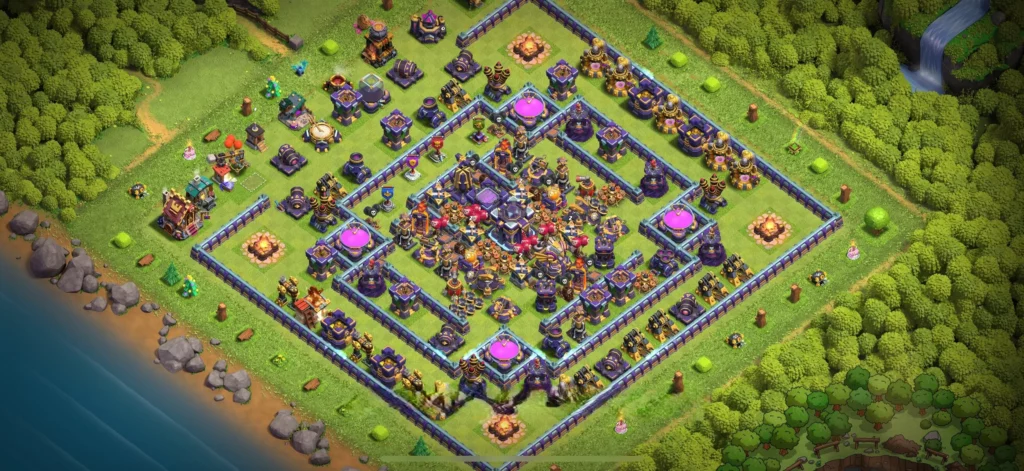 Clash of Clans 15. Seviye Köy Düzeni 2025