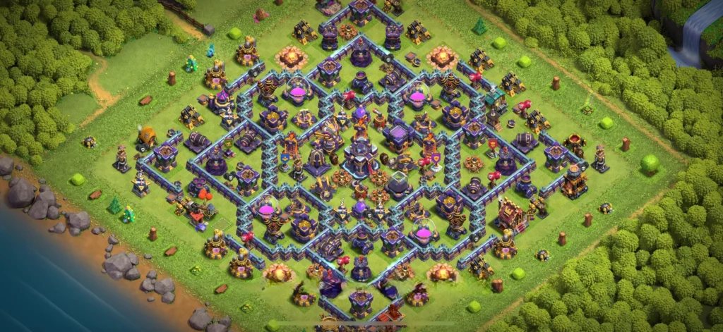 Clash of Clans 15. Seviye Köy Düzeni 2025 Farm