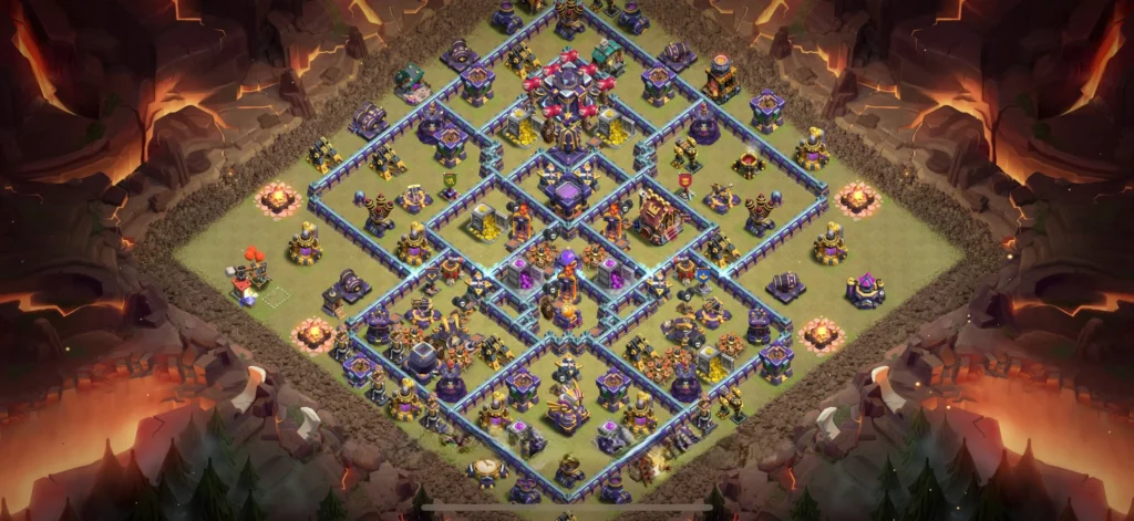 Clash of Clans 15. Seviye Köy Düzeni Anti Ejder