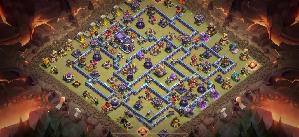 Clash of Clans 15. Seviye Köy Düzeni Anti Her Şey