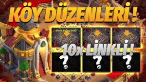 Clash of Clans 16. Seviye Köy Düzeni 2025 En Güçlü Kopyalama Linkli Base