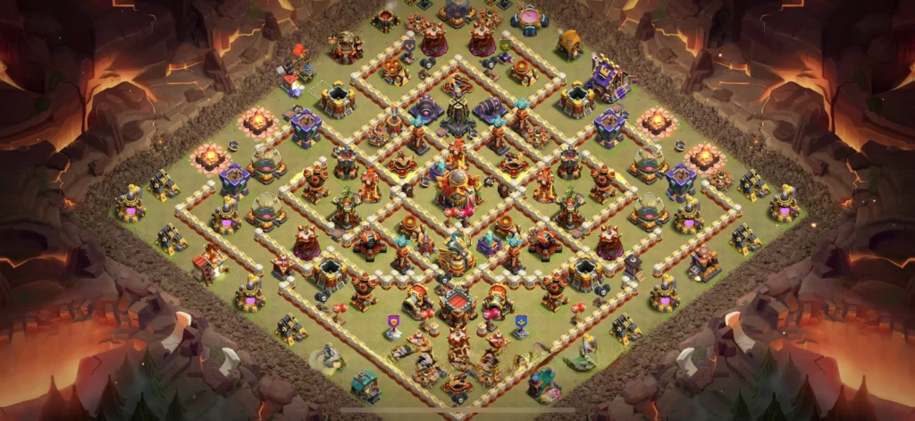 Clash of Clans 16. Seviye Köy Düzeni 2025 En Güçlü Kopyalama Linkli Base 23 Clash of Clans 16. Seviye Koy Duzeni Tuzak Konumlari