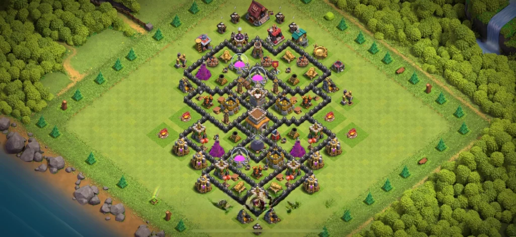 Clash of Clans 8. Seviye Köy Düzeni 2