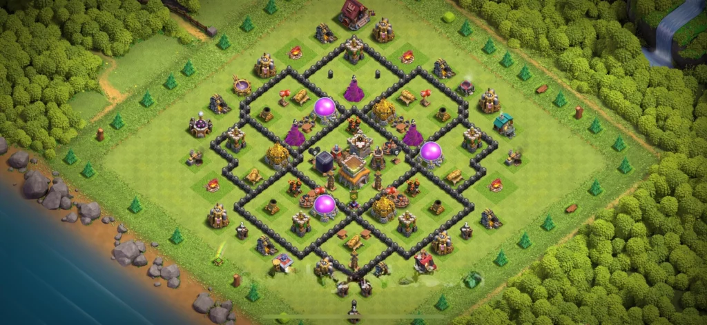 Clash of Clans 8. Seviye Köy Düzeni 3
